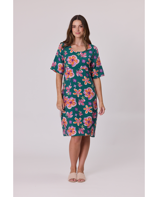 DEMOCRACY HIBISCUS BAY DRESS