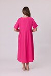 DEMOCRACY HAVANA LINEN LONG DRESS