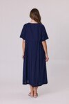 DEMOCRACY HAVANA LINEN LONG DRESS
