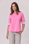 DEMOCRACY RUFFLE SLEEVE TEE