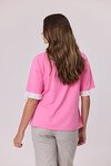 DEMOCRACY RUFFLE SLEEVE TEE