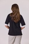 DEMOCRACY RUFFLE SLEEVE TEE