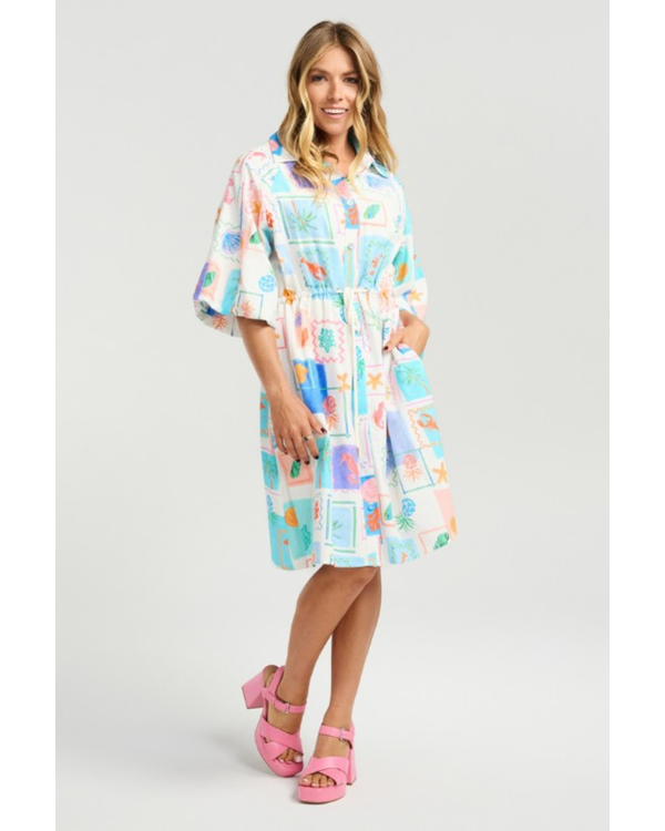 NMBER ROSE PEYTON DRESS