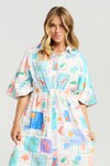 NMBER ROSE PEYTON DRESS