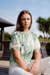 NMBER ROSE PAIGE TOP