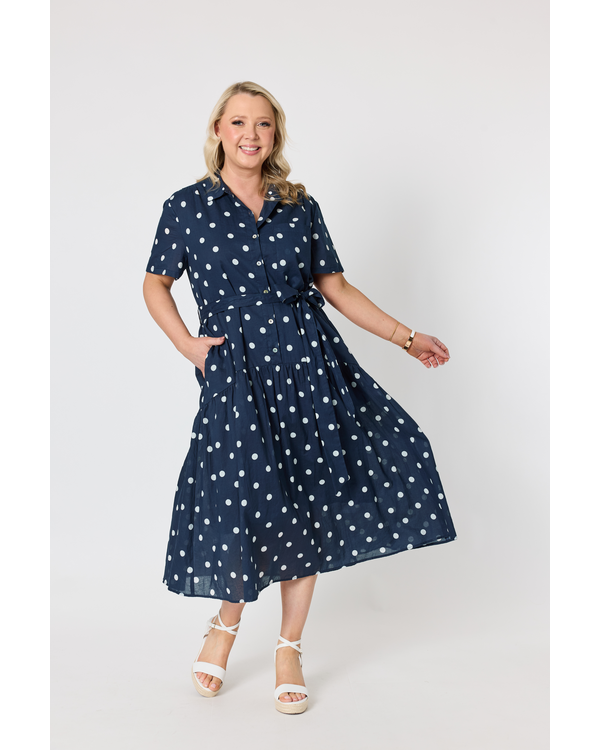 GORDON SMITH RIVIERA SPOT DRESS