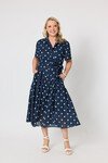 GORDON SMITH RIVIERA SPOT DRESS