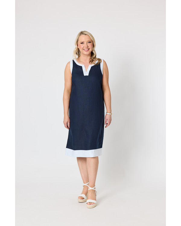 GORDON SMITH CHLOE LINEN DRESS