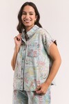 ELM JADE PRINT DENIM SHIRT