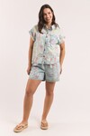 ELM JADE PRINT DENIM SHIRT