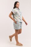 ELM JADE PRINT DENIM SHIRT