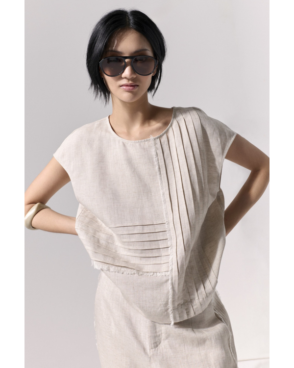 MARCO POLO RAW TEXTURED TOP