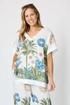CLARITY ESCAPE PRINT TOP