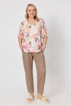GORDON SMITH RIBBED WAIST LINEN PANT